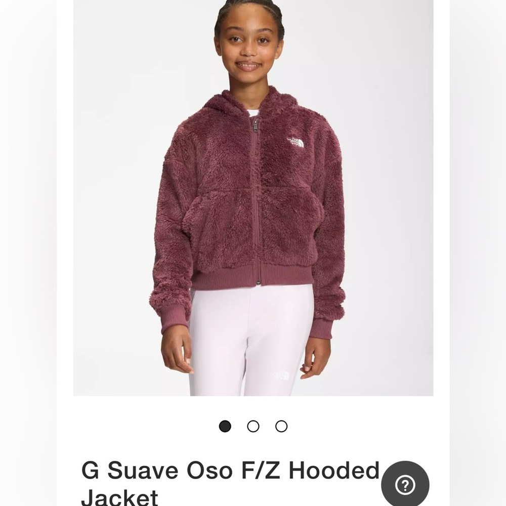 The North Face Girls Suave Oso Full-Zip Hooded Jacket